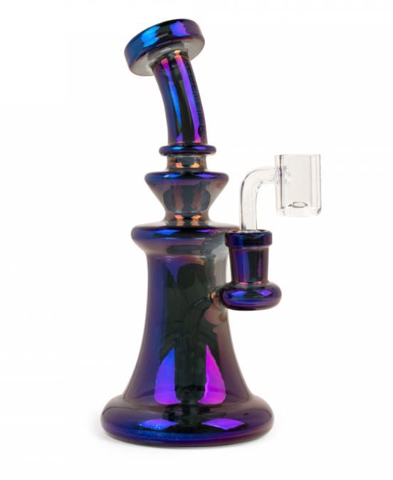 Red Eye Tek 8&quot; Metallic Terminator Finish Spectrum Concentrate Rig, Colour: Blue
