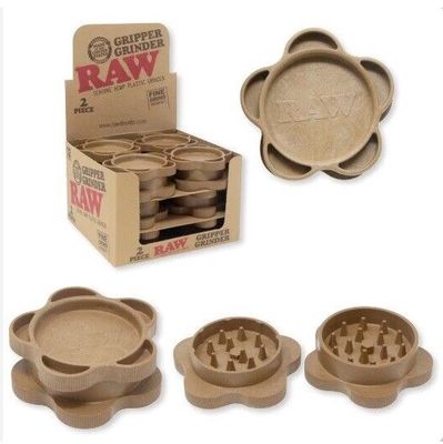 RAW Gripper Hemp Plastic Grinder Fluffy Grinder