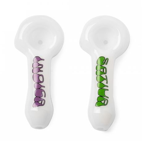 Indica &amp; Sativa Spoon Handpipes W/Collectable Tin