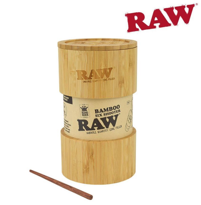 RAW Bamboo Six Shooter KS Cone Filler