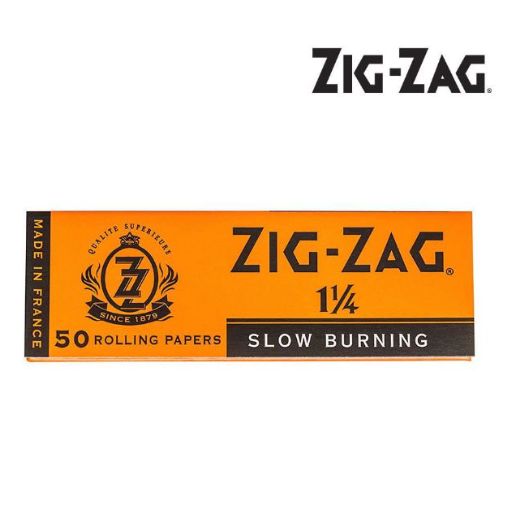 Zig Zag Orange Slow Burning 1 1/4