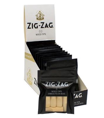 Zig Zag Wood Tips 5pk