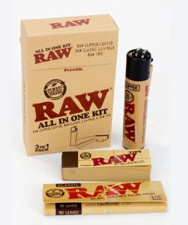RAW All In One Lighter Papers and Tips