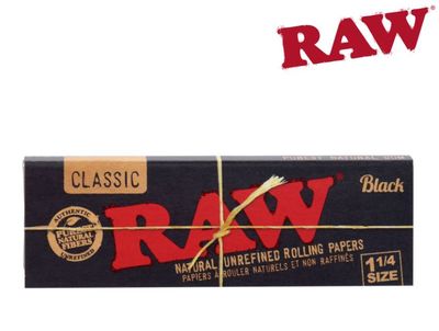 RAW Classic Black, Size: 1.25