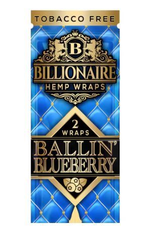 Billionaire Hemp Wraps, Flavour: Ballin&#39; Blueberry