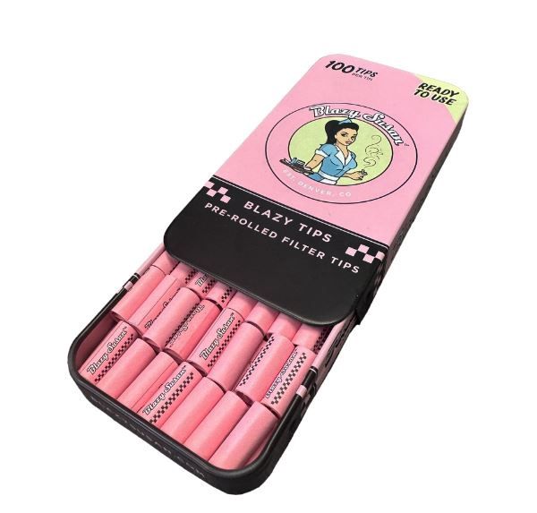Blazy Susan Pre Rolled Tips 100/Tin