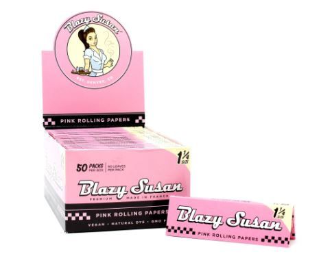 Blazy Susans 1 1/4, Size: 1.25, Colour: Pink