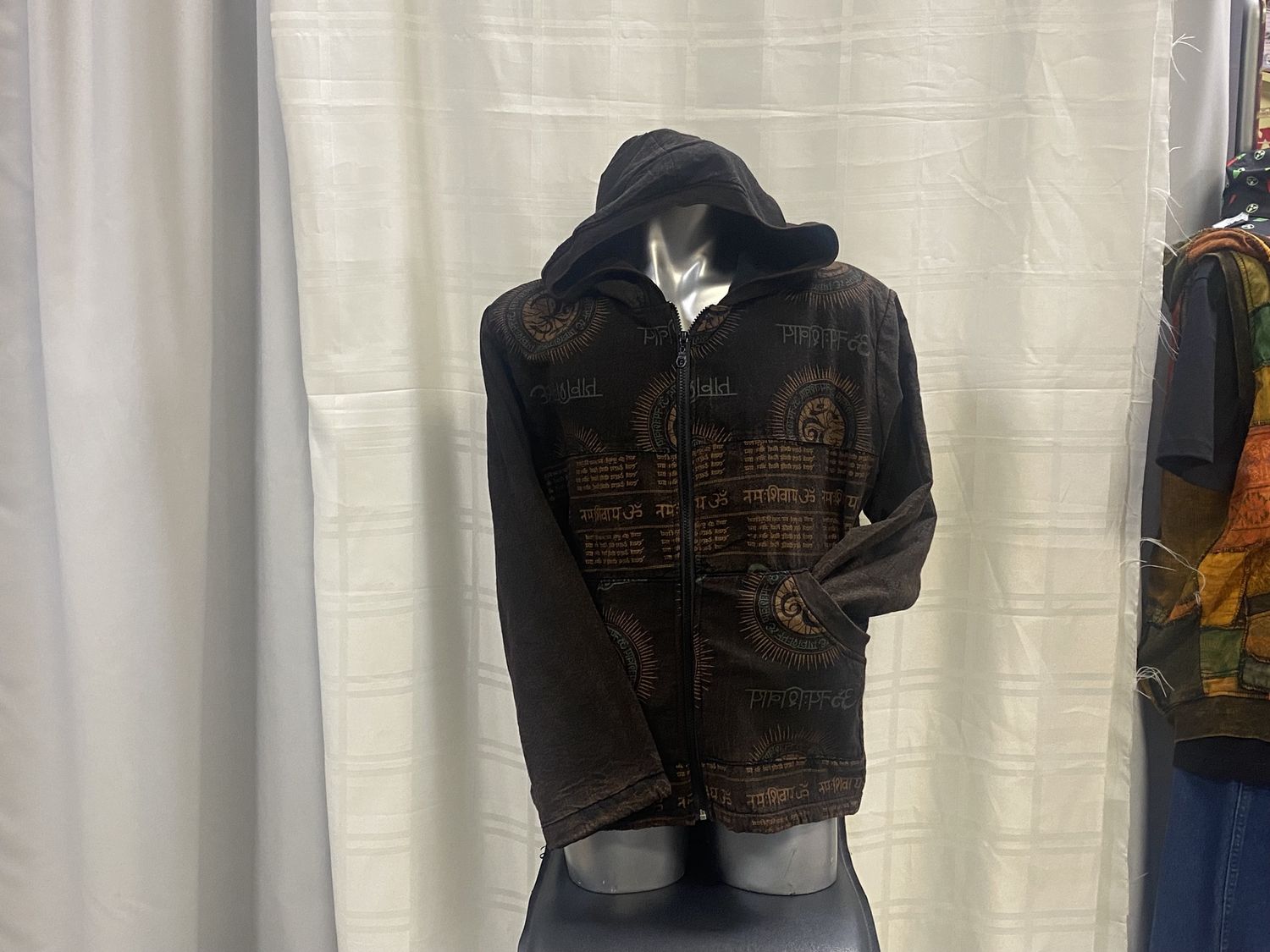 TH Short Fleece Stonewash Zipper Jacket