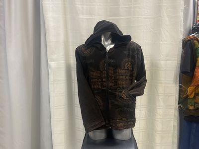TH Short Fleece Stonewash Zipper Jacket