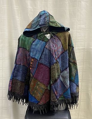 TH Patchwork Poncho W/Hood