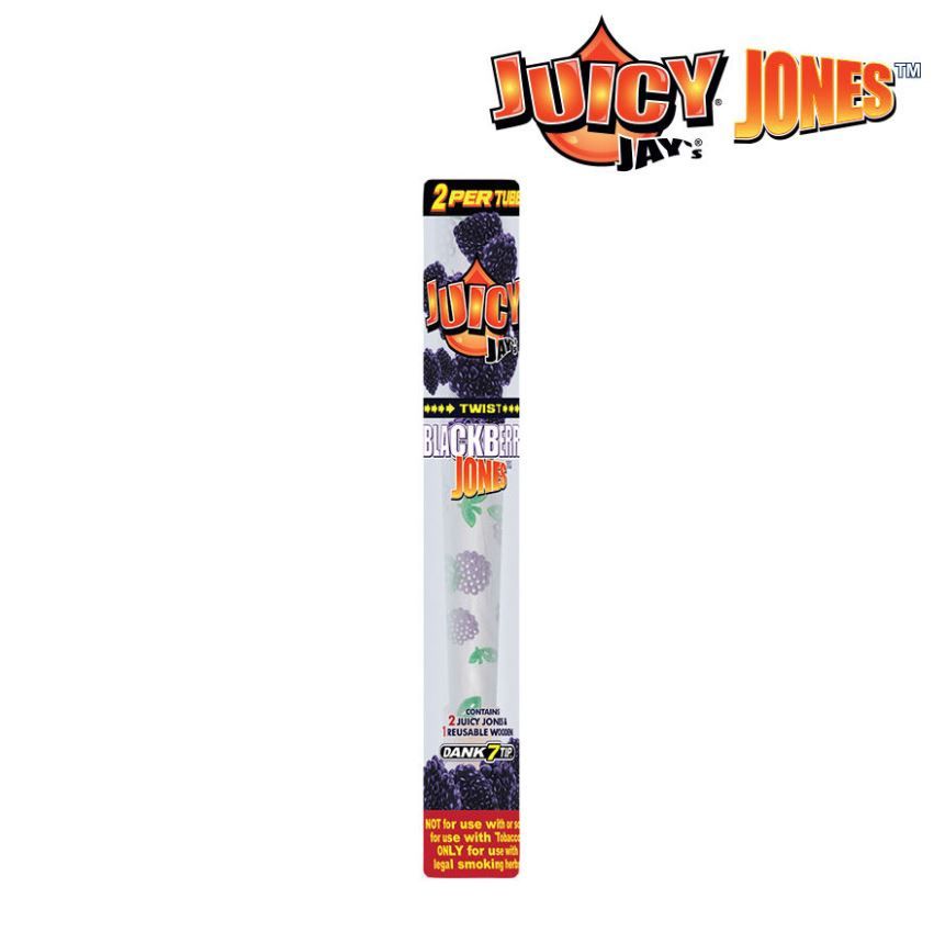 Juicy Jay&#39;s Jones Pre-Rolled Cone, Flavour: Blackberry