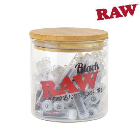 RAW Black Glass Tips