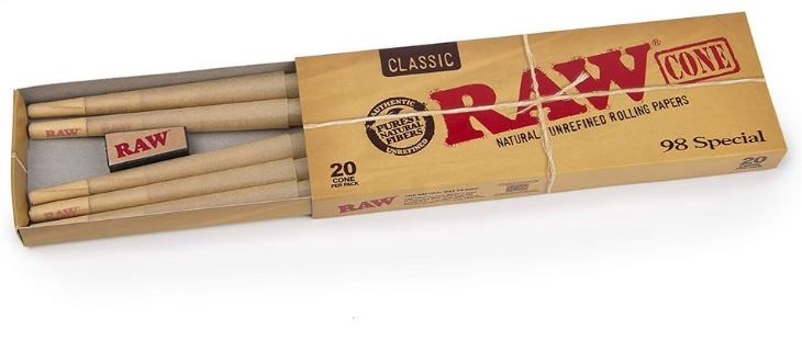 RAW Classic 98 Special Pre-Rolled Cones 20pk