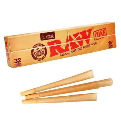 RAW Classic King Size Pre-Rolled Cones