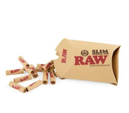 RAW Pre-Rolled Slim Tips Pillow Pack