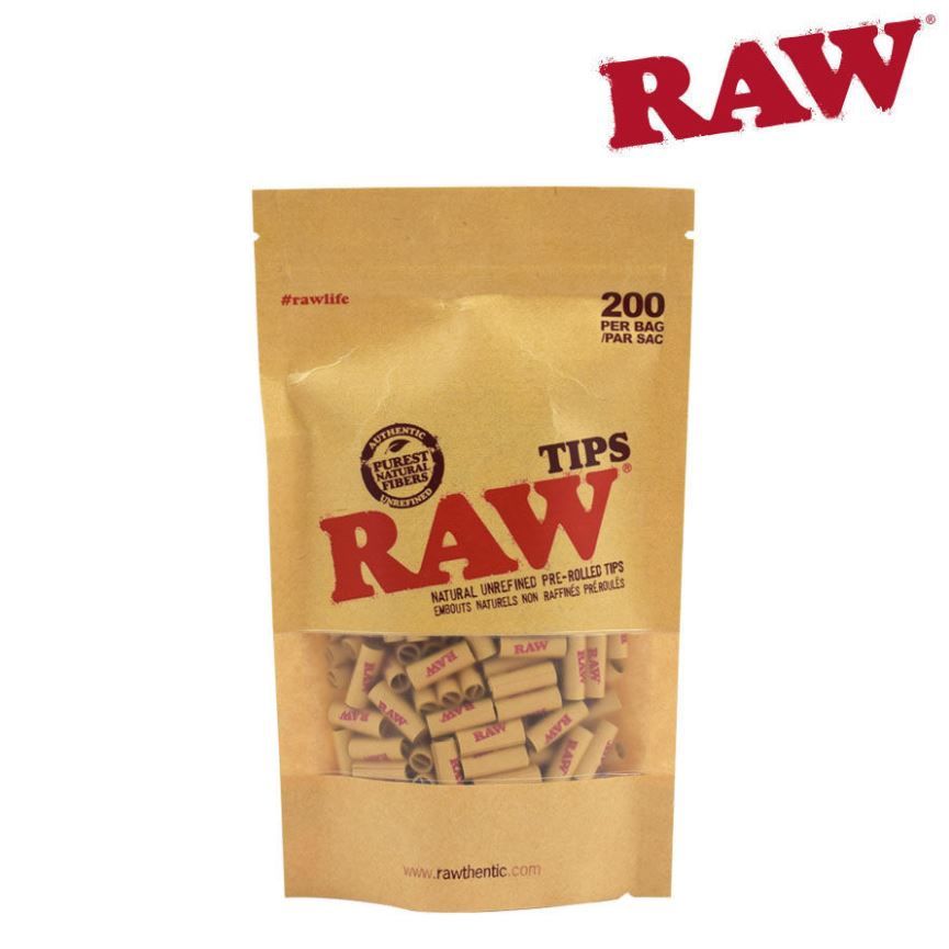 RAW Pre-Rolled Tips 200/bag