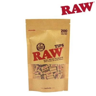 RAW Pre-Rolled Tips 200/bag