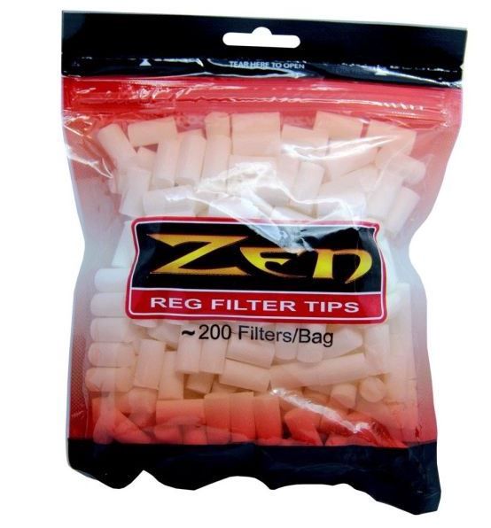 Zen Cotton Filter Tips 200/bag, Size: Regular