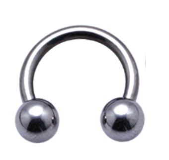 14g Steel Circular Barbell