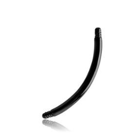 16g Black Steel Curved Barbell