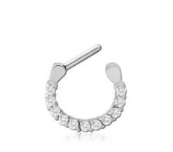 16g Steel Hinged Septum