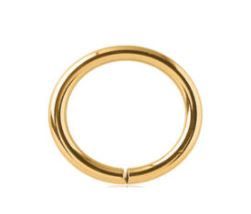 18g Gold Plated 7mm Bendable Hoop