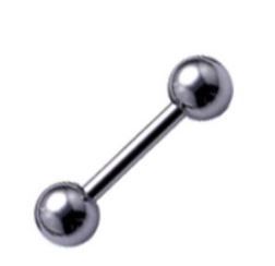 14g Steel Straight Barbell
