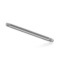 16g Steel Straight Barbell