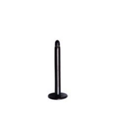 16g Black Steel Threaded Steel Labrets