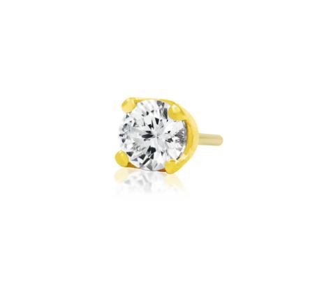 Junipurr Gold Prong-set CZ Top