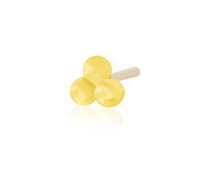 Junipurr Gold Tri-Bead Top