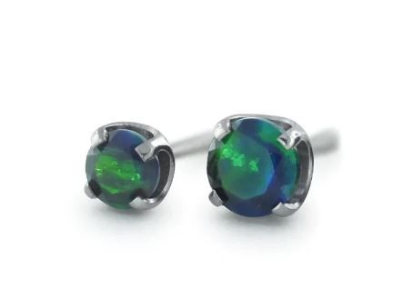 Neometal Black 2.5mm Opal Prong-Set