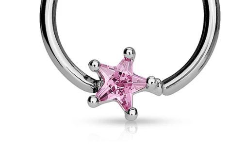 Assorted Prong Captive Beads