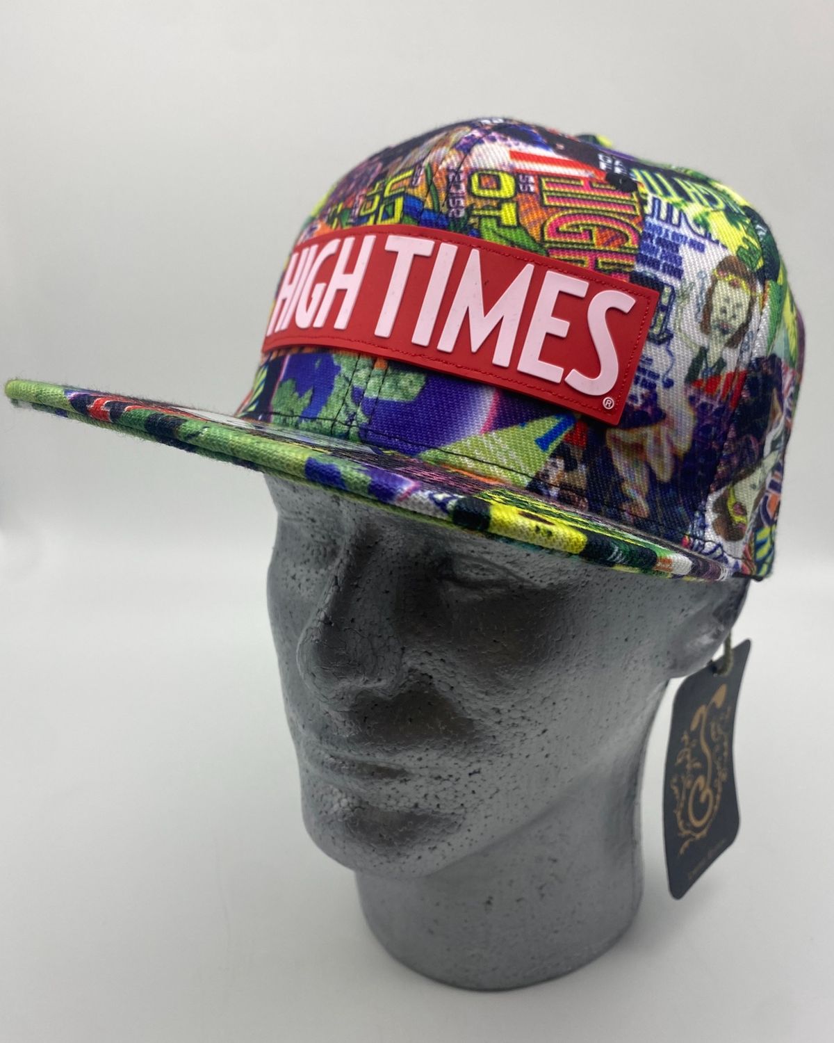 Grassroots High Times Cover Pattern Snapback Hat