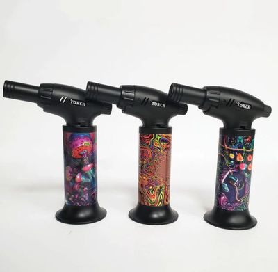 PE Leaf / Psychedelic Print Mini Torch