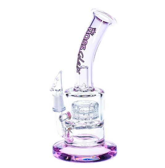 Hoss Glass 7&quot; Donut Rig 10mm Joint