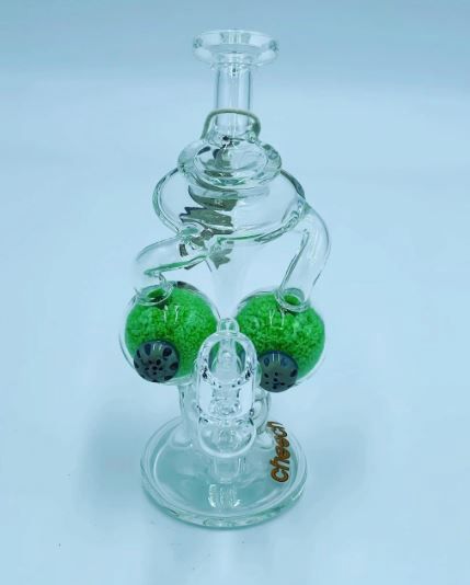 Cheech Glass 6&quot; Glow In The Dark Rig