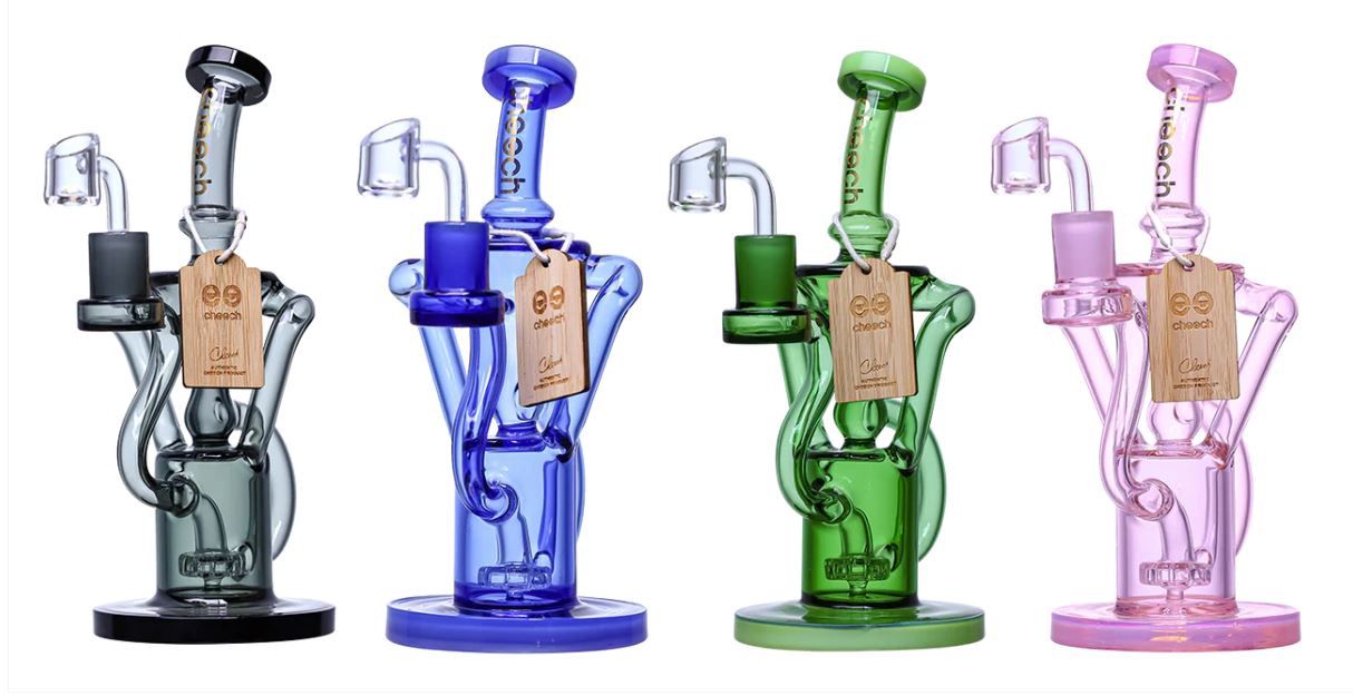 Cheech Glass 8&quot; Coloured Recycler