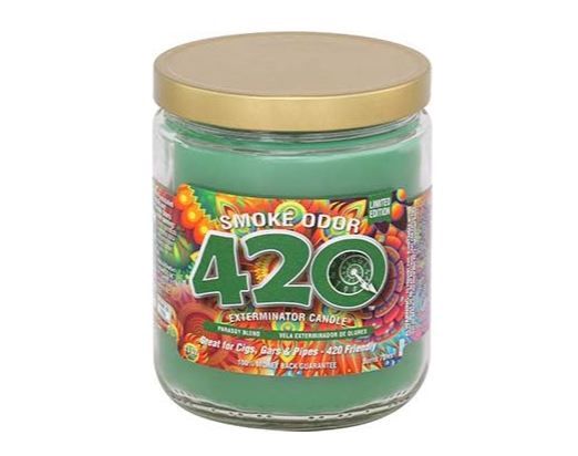 Smoke Odor Exterminator Candles, Scent: 420