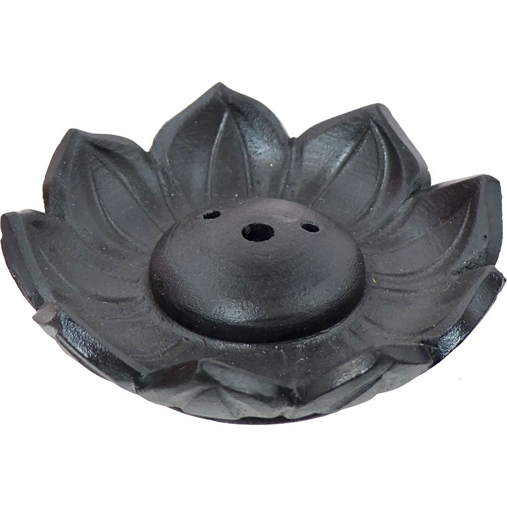 3.5&quot; Ceramic Lotus Incense Burner