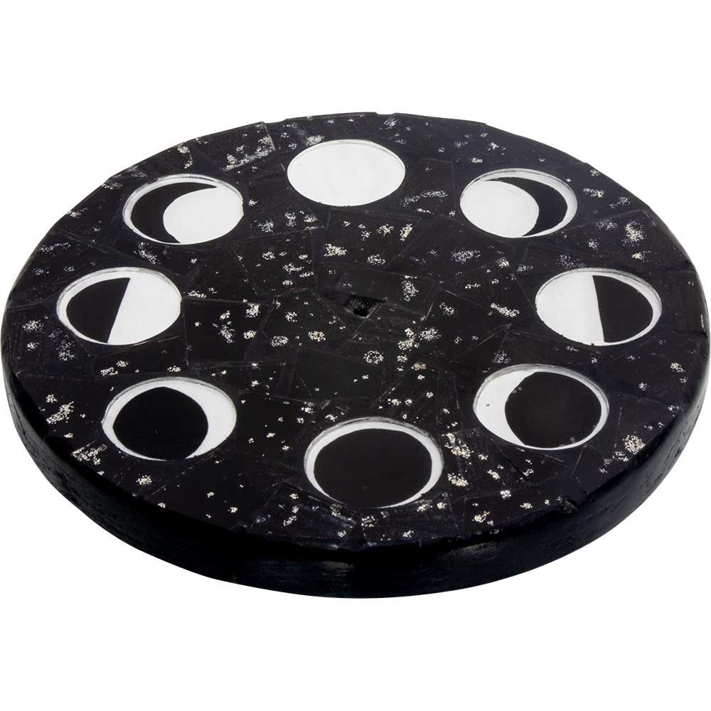 Mosaic Moon Phases Incense Holder