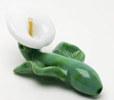 Calla Lily Sherlock By Empire Glassworks