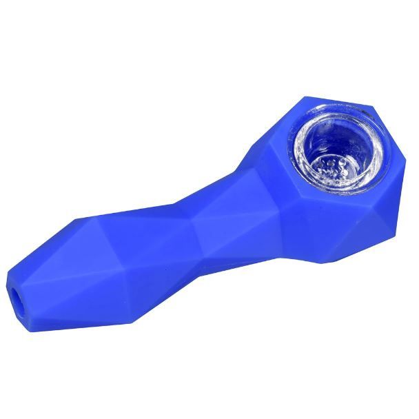 Diamond Shaped Silicone Handpipe