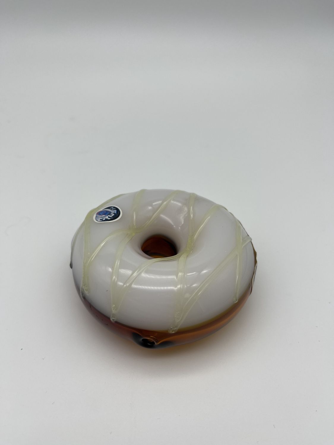 Uranium Black Light Reactive Donut Pipe The Crush