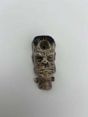 Ceramic Frankenstein Monster Pipe