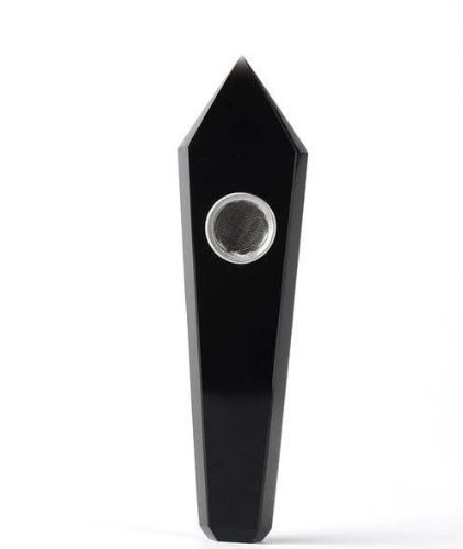 Nefertiti Obsidian Crystal Pipe