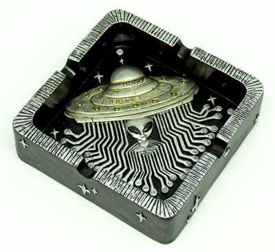 Alien Ship Circuit Ashtray