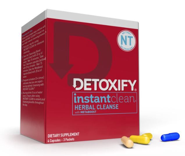 Detoxify Instant Clean Herbal Cleanse Capsules