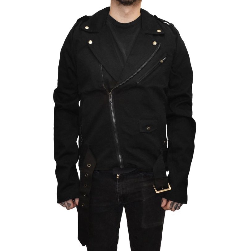 RP Black Biker Jacket