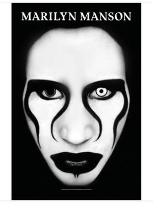 RZ243 Marilyn Manson Premium Flag